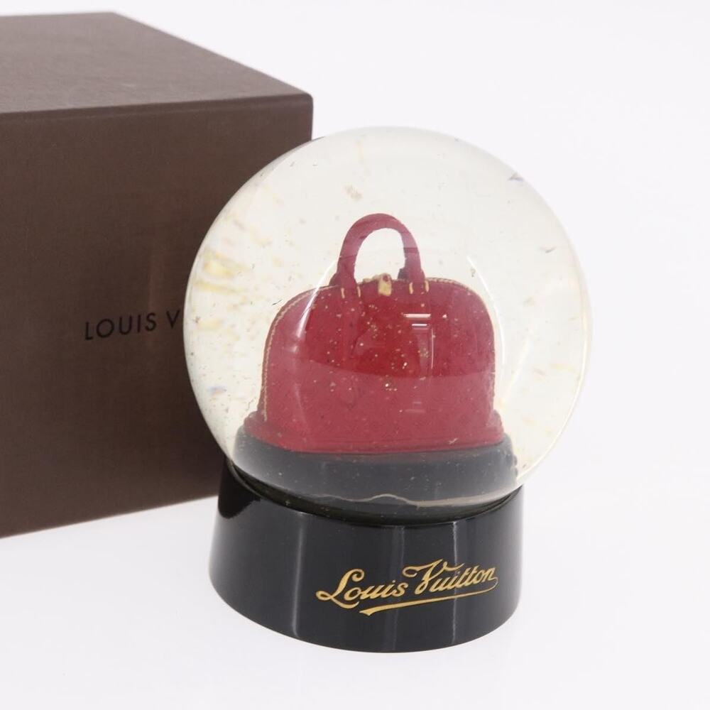 Louis Vuitton Alma Snow Globe Red Other
